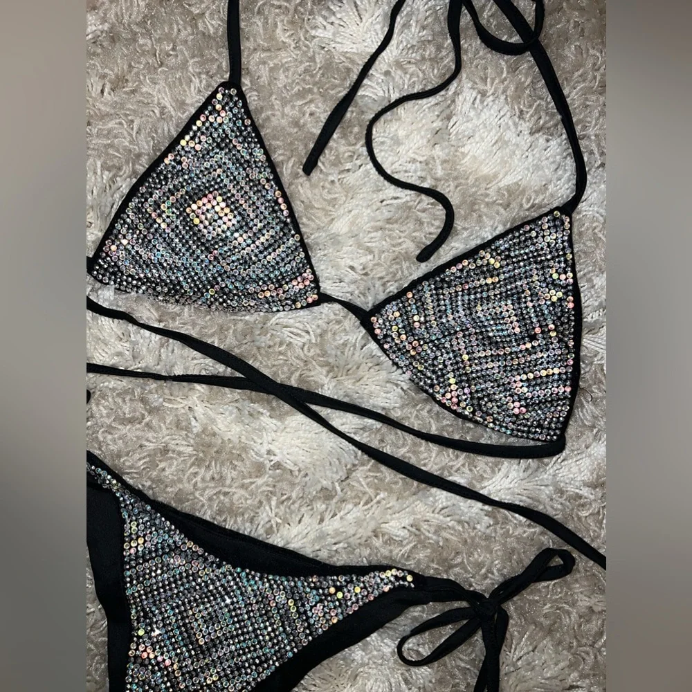 Iridescent Rhinestone Bikini - Picture 5 of 5